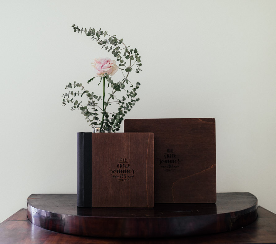 Album Hochzeitsfotograf Holz Vintage Boho 006
