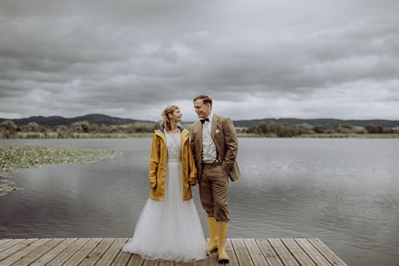 DIY Scheunenhochzeit mit freier Trauung auf Schloss Breitungen