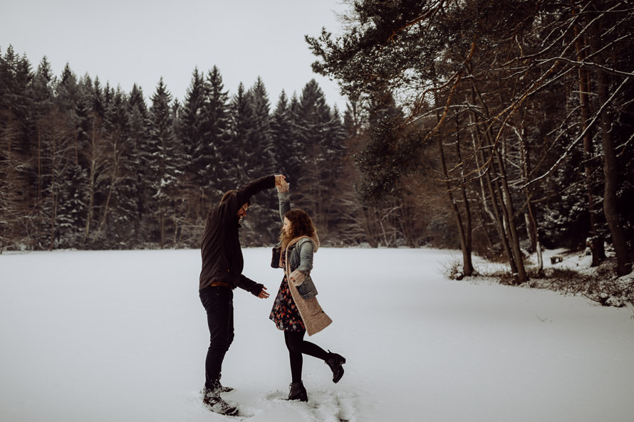 Lovestory Im Schnee ↟ Wintershooting In Thüringen